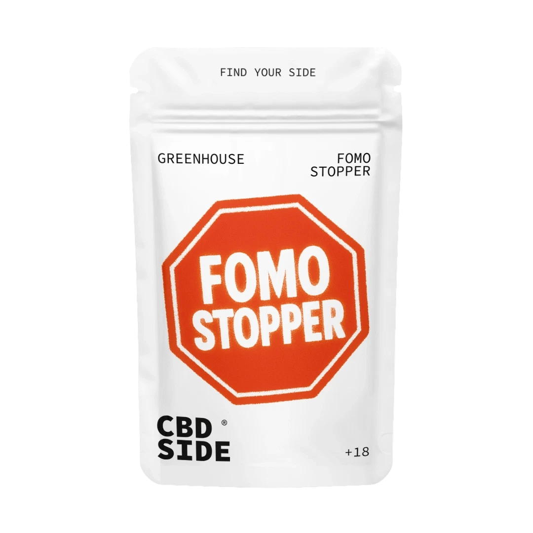 flores cbd greenhouse fomo stopper