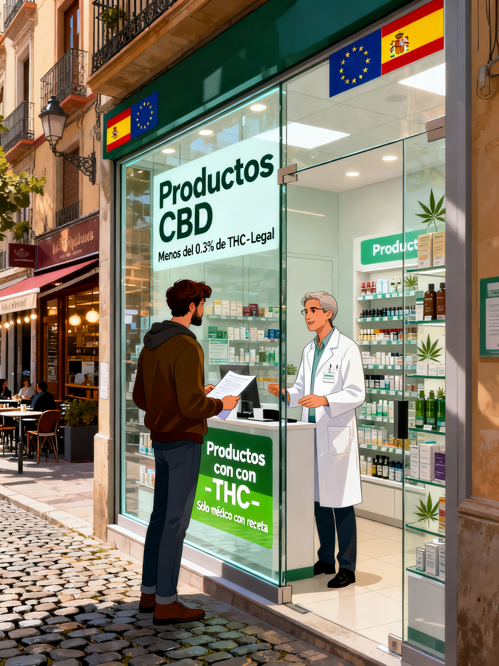 Illustration of endocannabinoid system interaction