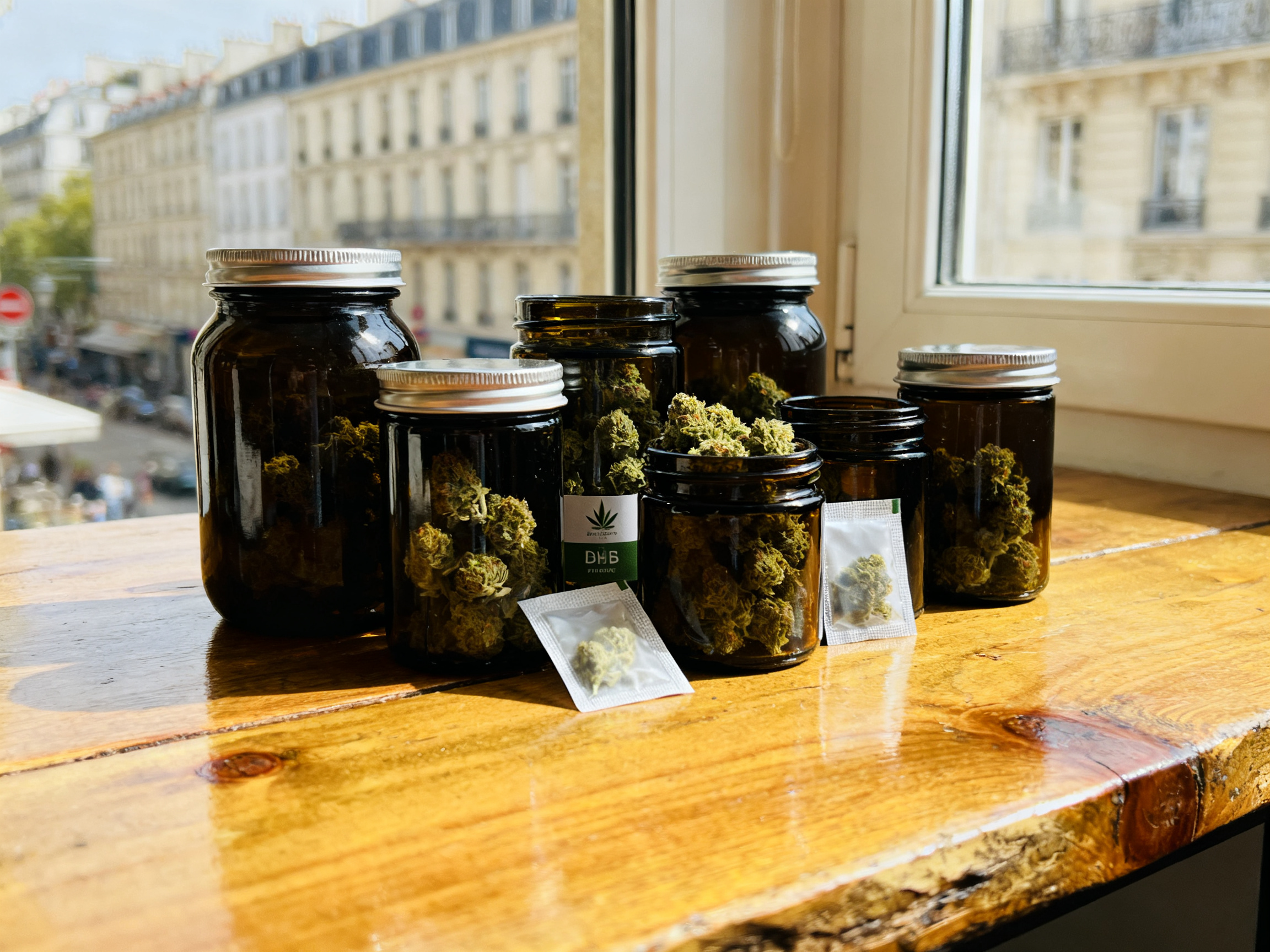 Envases adecuados para almacenar flores de CBD