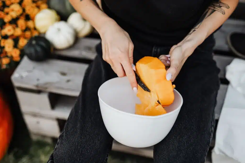 cocinando calabaza con cbd